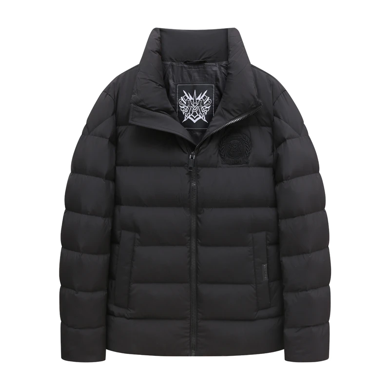 Y1471秋冬季男式羽绒服 白鸭绒拉链商务休闲保暖防风外套