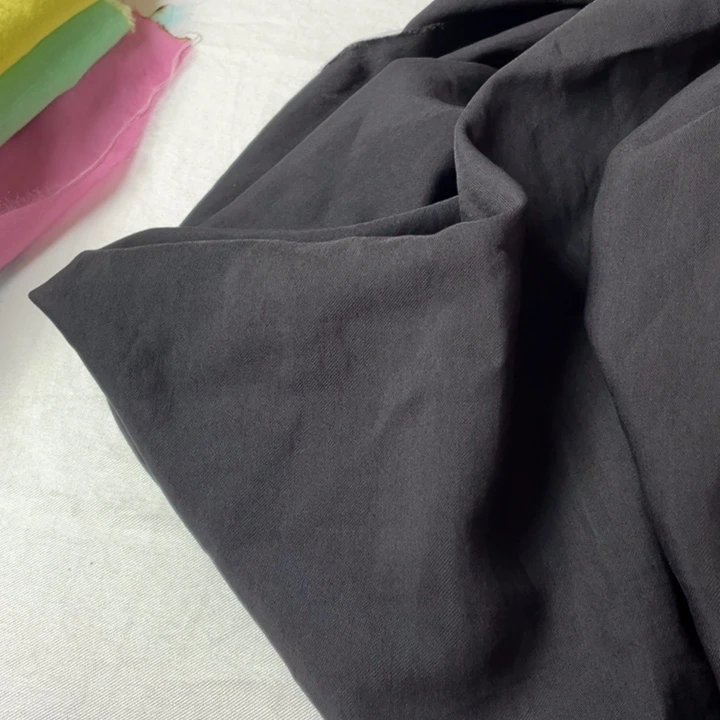 天丝（莱赛尔纤维）黑色天丝棉1米