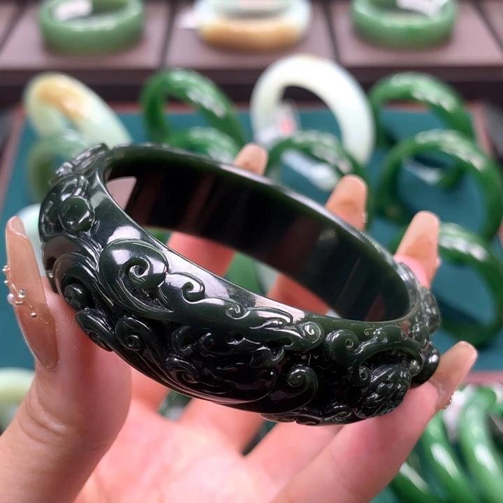 未镶嵌手镯和田玉5758