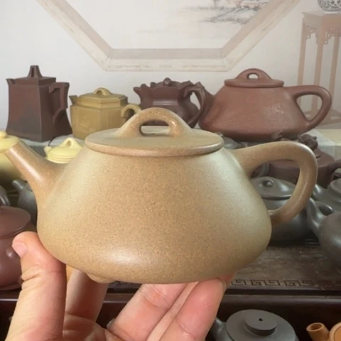茶壶紫砂墨绿泥料220c c