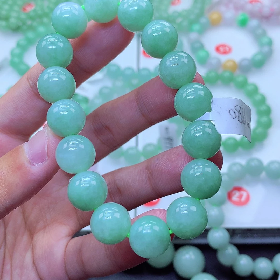 翡翠未镶嵌毛衣链