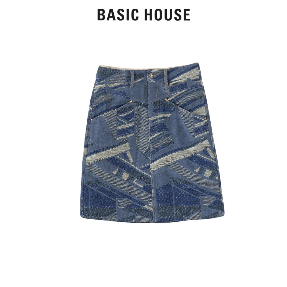 Basic House/百家好潮流时尚休闲半裙 BJ2440-HWSK320EDL
