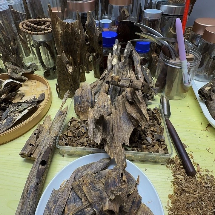 逆***神香料奇楠天然虫漏白奇67克