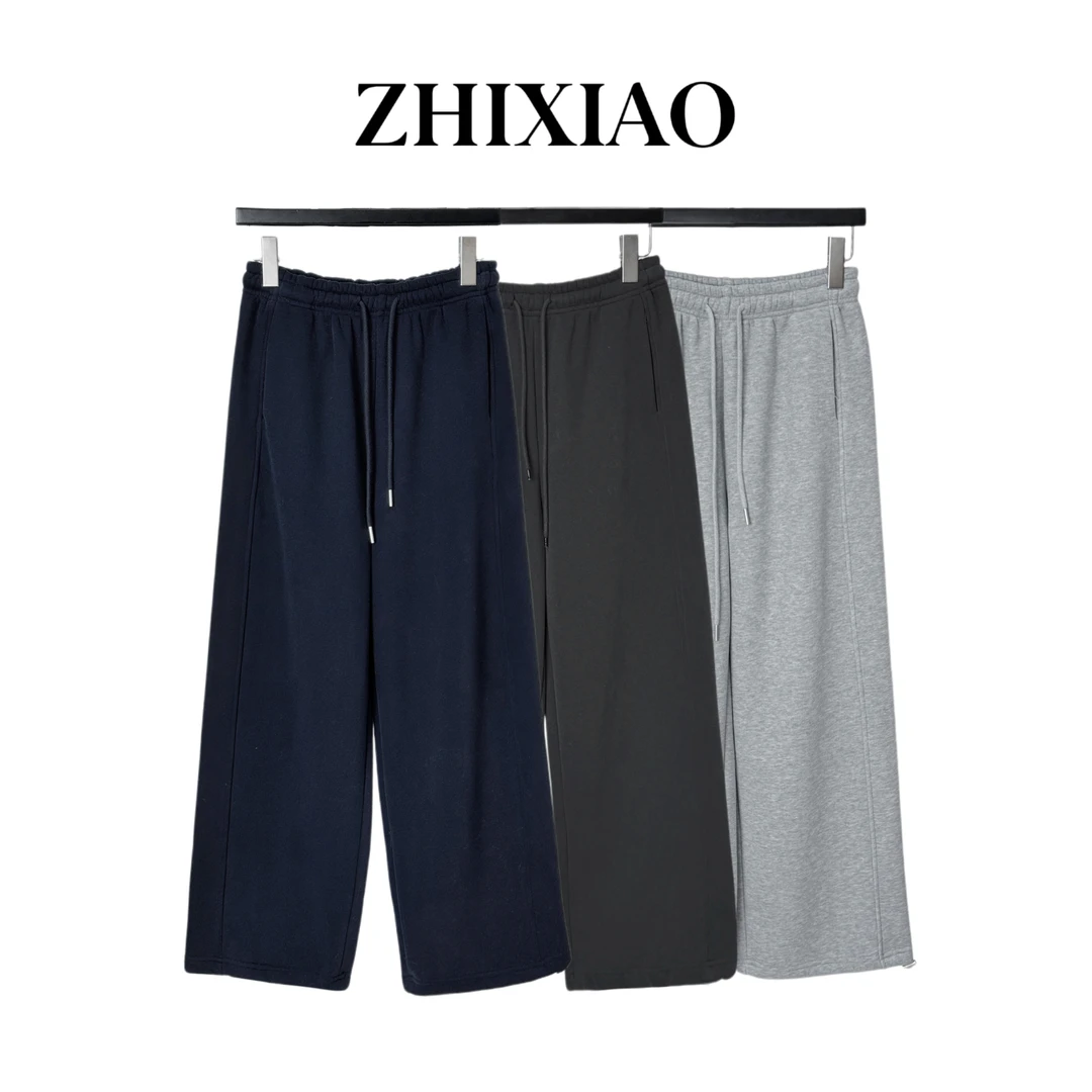 【ZHIXIAO】秋冬新款：加绒抽绳休闲裤70229