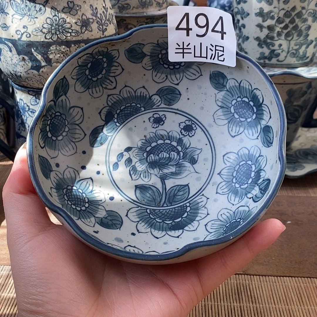 长***宁手工手绘青花高温陶瓷
