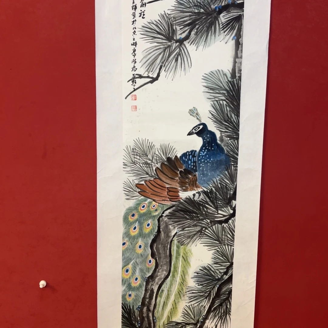 竖款精品书画作品