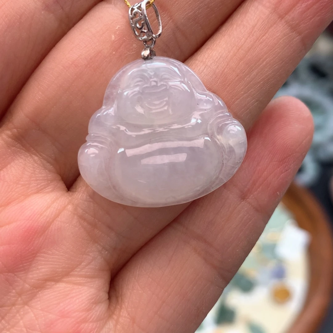 吊坠(不含链)银S925镶嵌翡翠