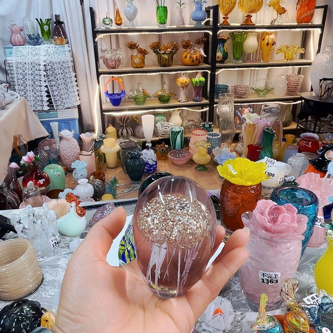 小水母家悦美居琉璃摆件不完美