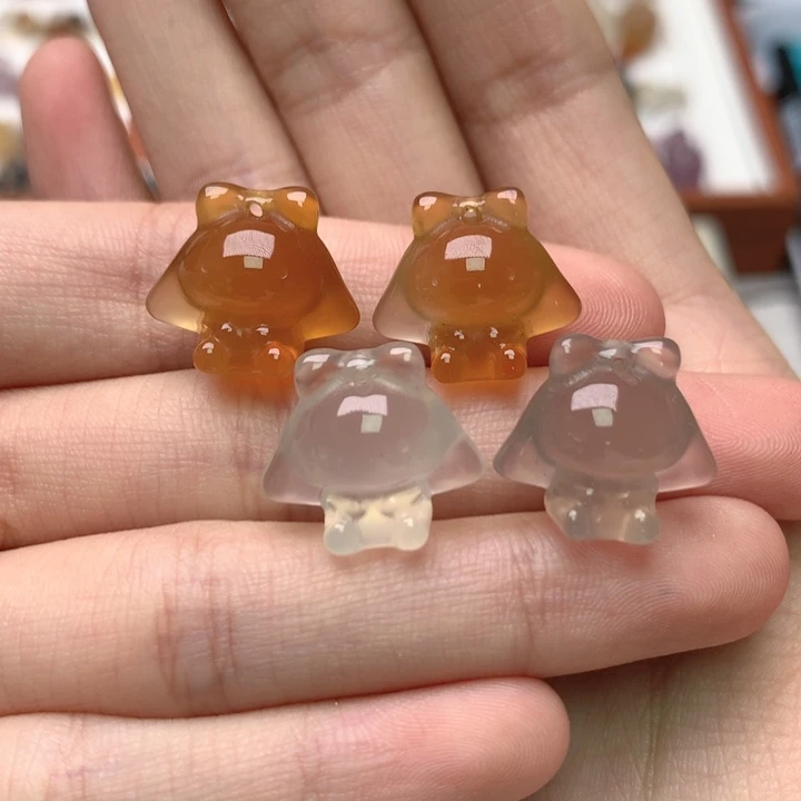 玛瑙/玉髓未镶嵌玛瑙玉桂狗