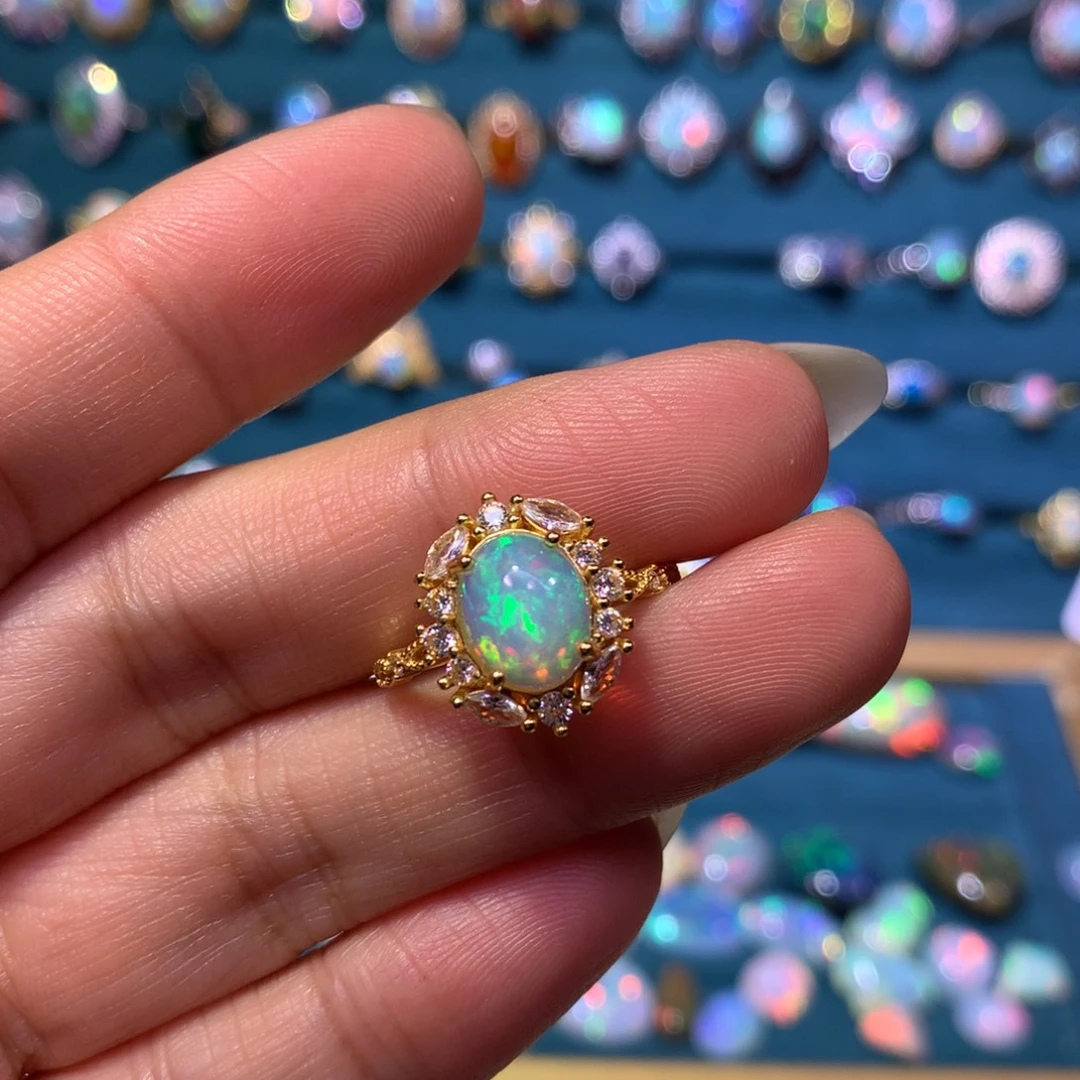 M***P欧泊银S925镶嵌戒指款