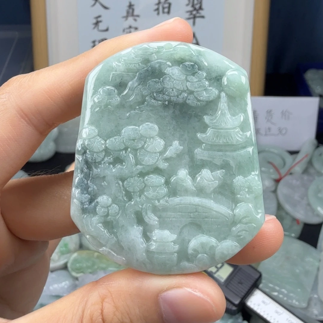 颈饰未镶嵌翡翠翡翠