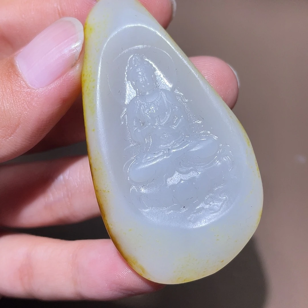 和田玉颈饰未镶嵌Y