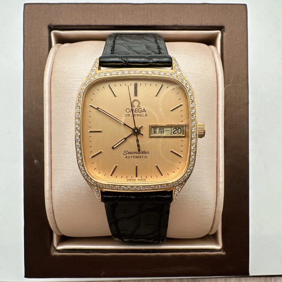 95新 Omega/欧米茄 欧米茄15210自动后钻赠送表带赠送手链