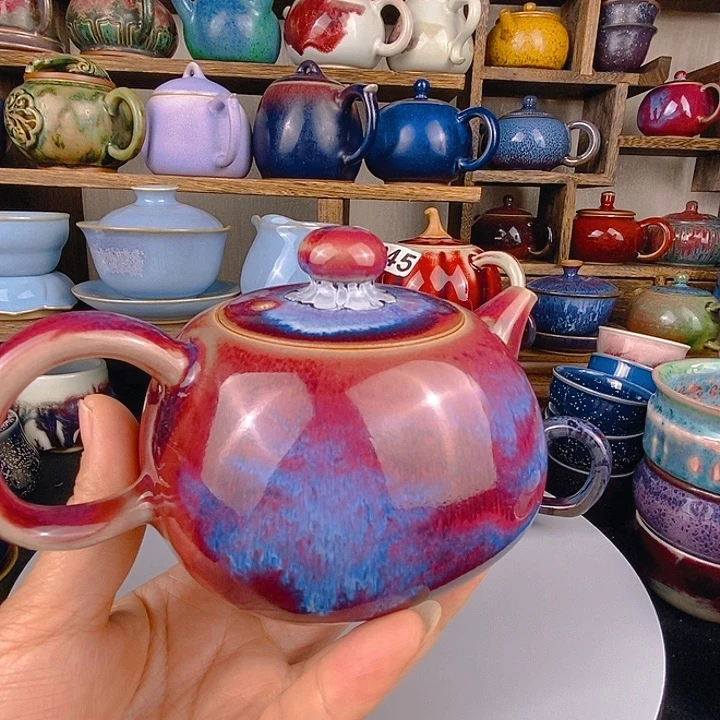 春**雪中国神后钧瓷茶具