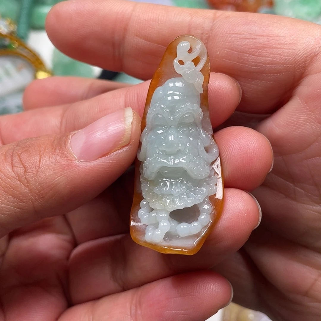 颈饰未镶嵌翡翠翡玉缘翡翠