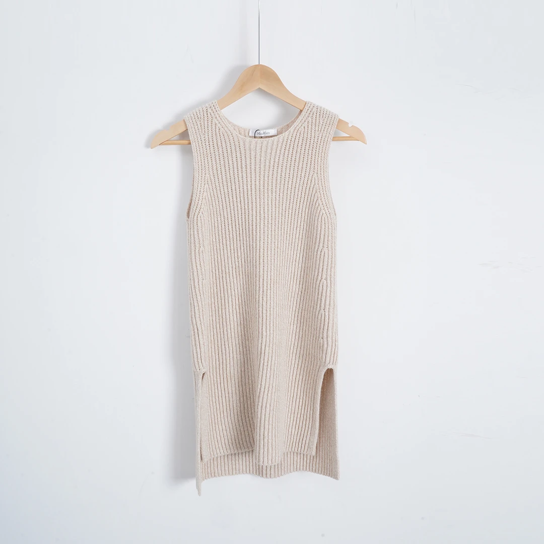 95新 MaxMara 绵羊毛/SC0714/背心/XS码