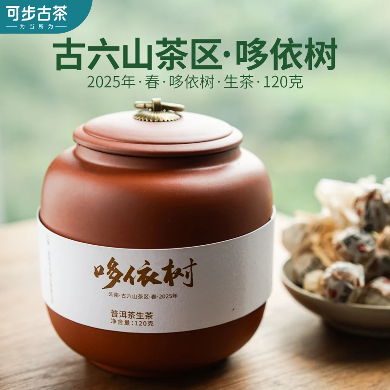 可步 哆依树·龙珠二类古树茶 2024年云南普洱古树春茶120克礼盒装