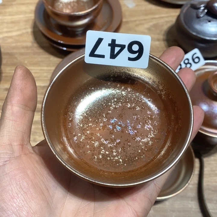 柴烧茶具陶瓷杯子