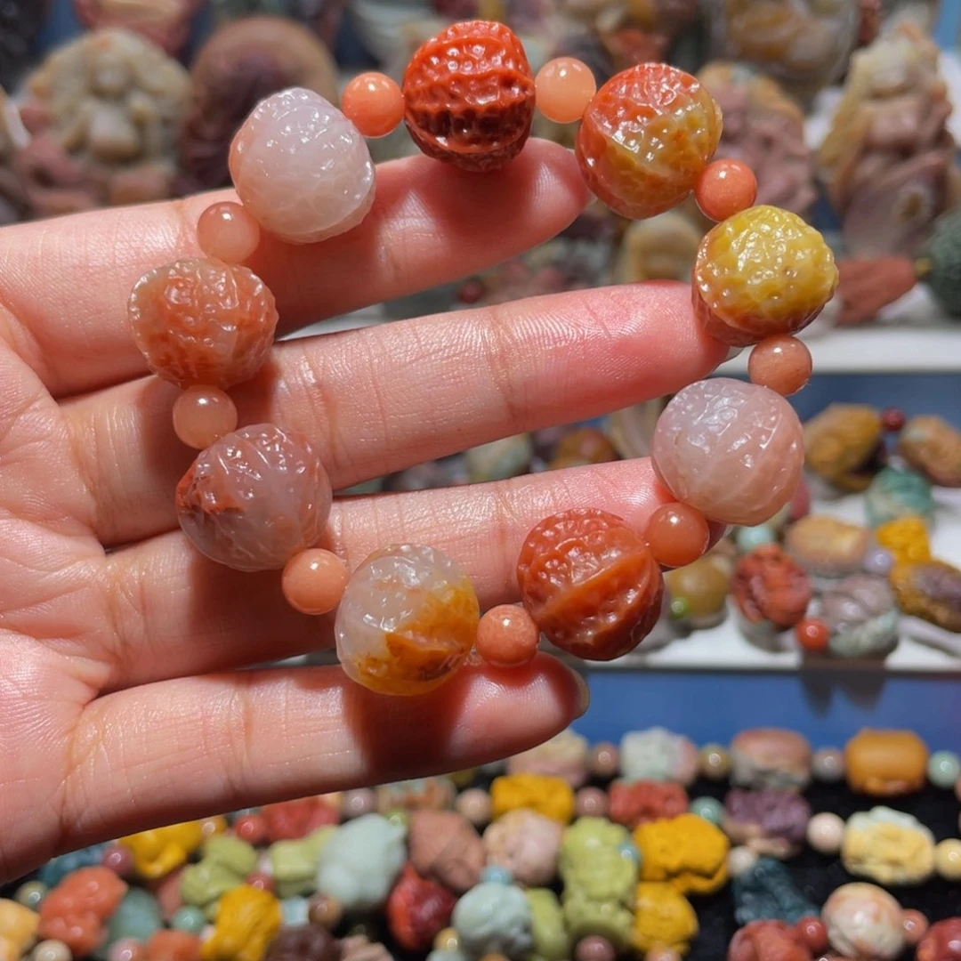 未镶嵌手链石英质玉梅*