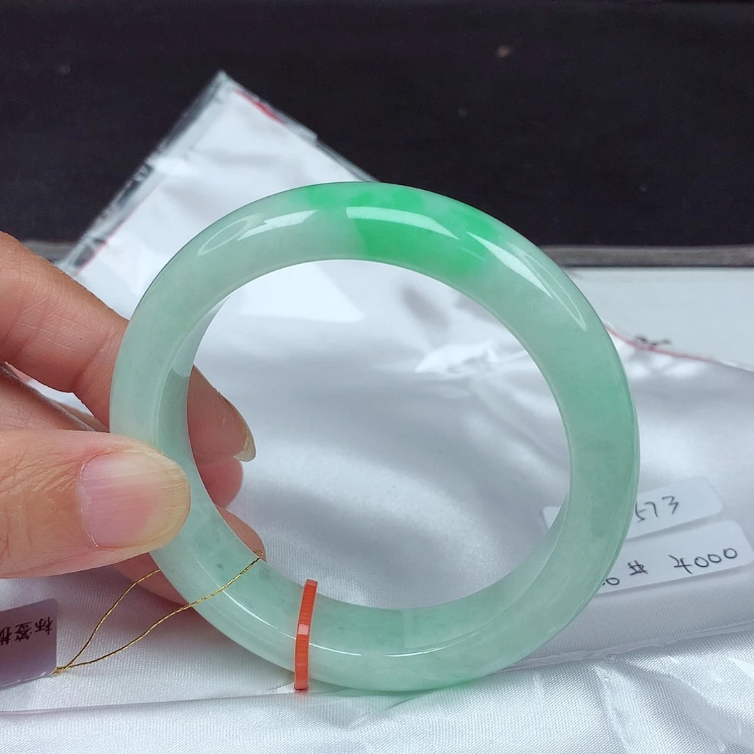 未镶嵌手镯翡翠56圈4573