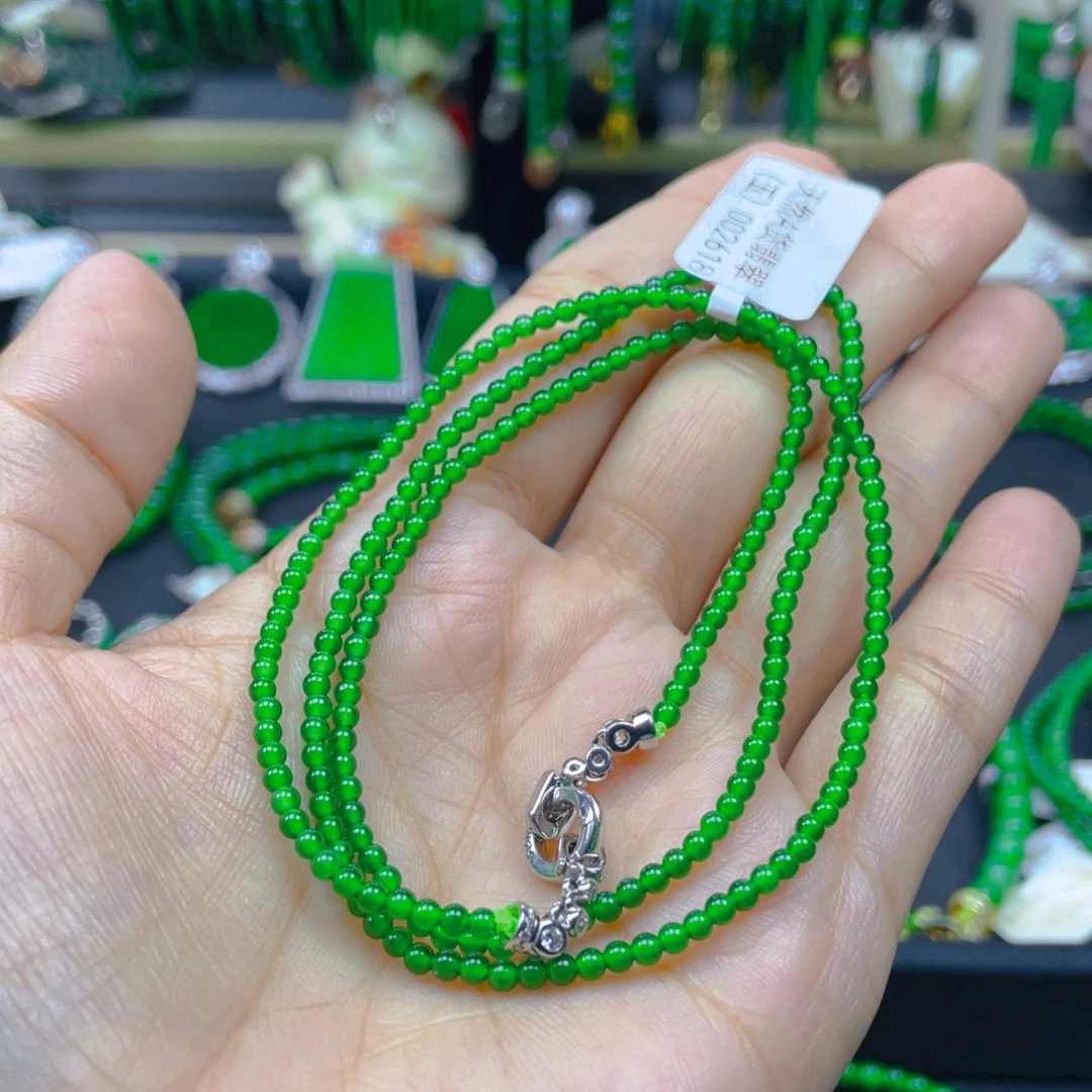 颈饰未镶嵌翡翠项链2.5