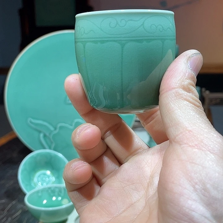 小**玉手工雕刻主人杯