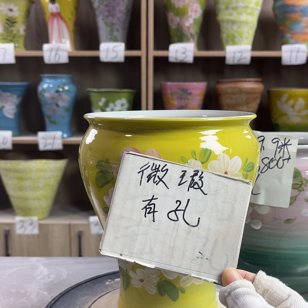 景德镇陶瓷花盆花盆