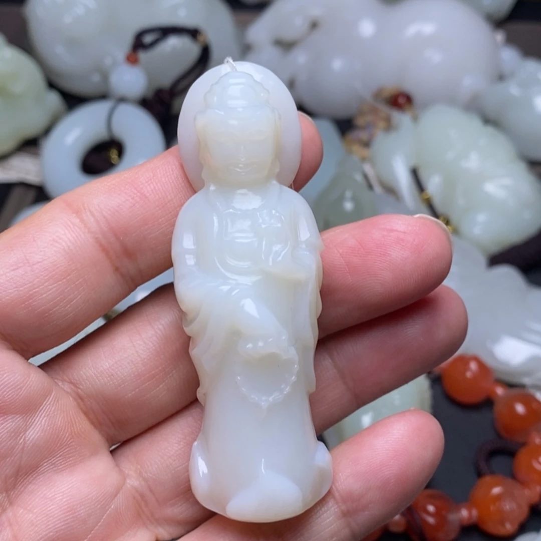 【闪购商品】颈饰未镶嵌和田玉（糖玉）