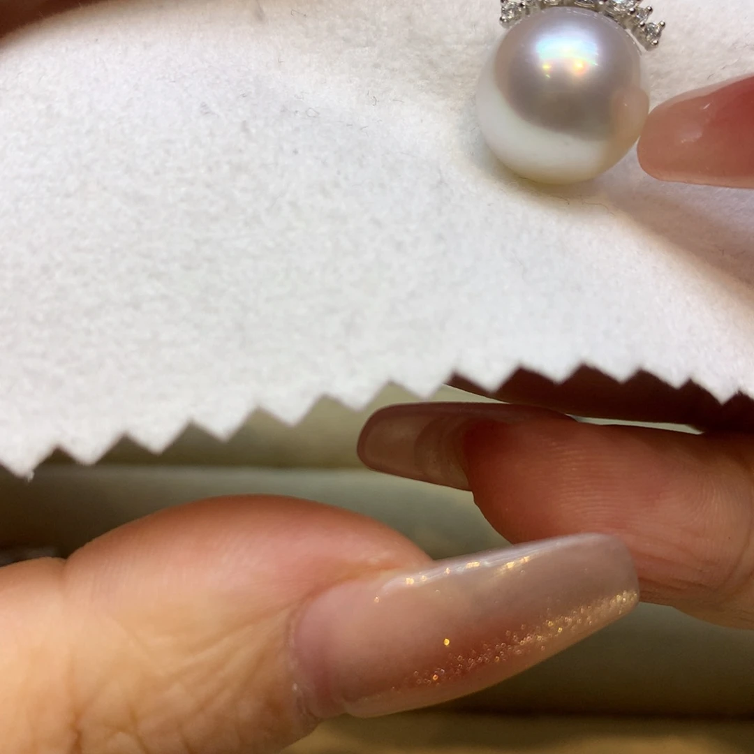 颈饰银S925镶嵌海水珍珠