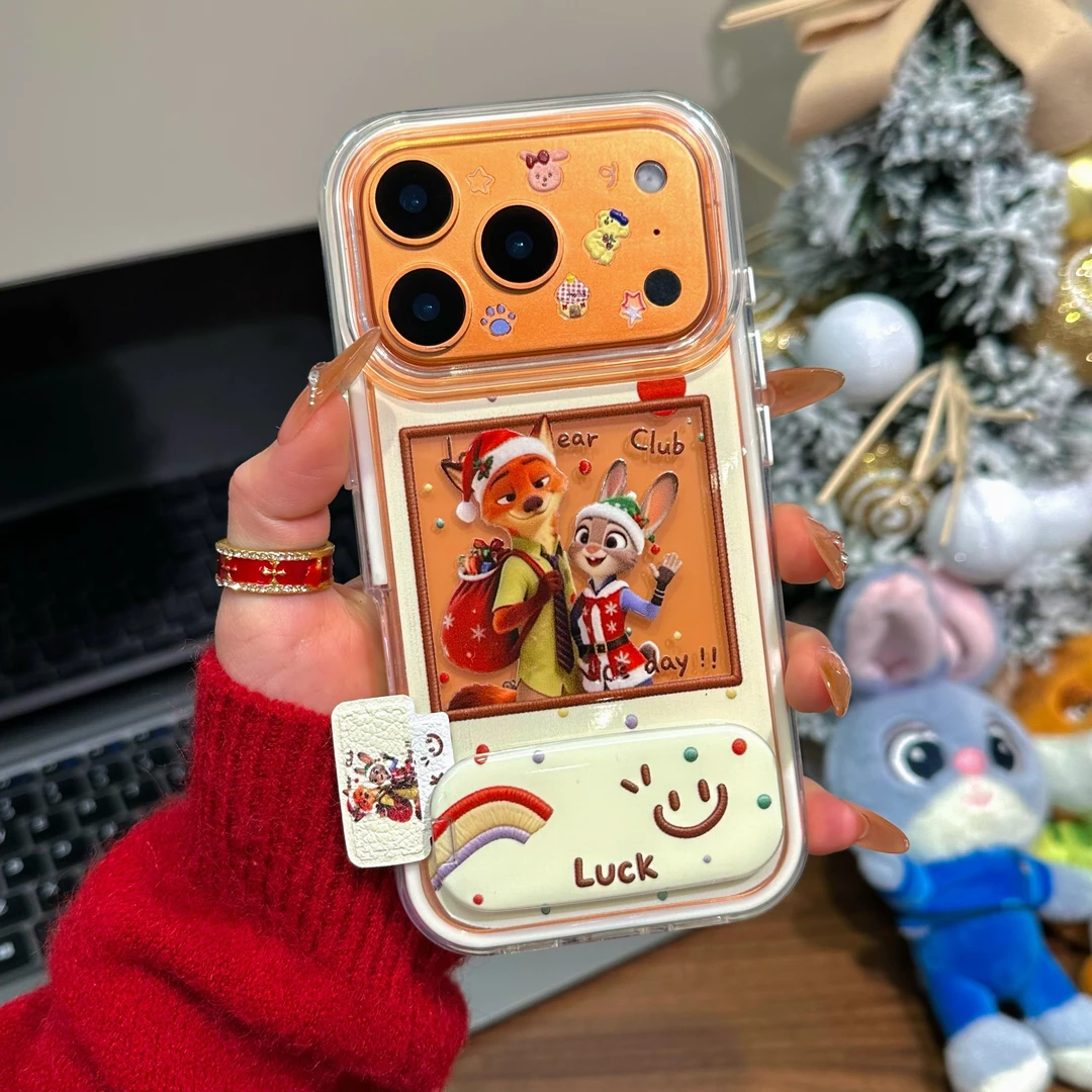 雅天立圣诞相框朱迪尼克适用苹果17手机壳华为P70软vivo小米oppo