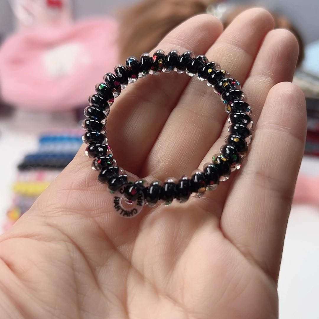 电话线平替不伤发中号（黑彩）