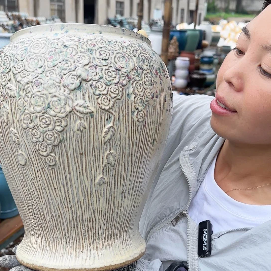 紫砂花盆王嫂花盆0623-417高30口19