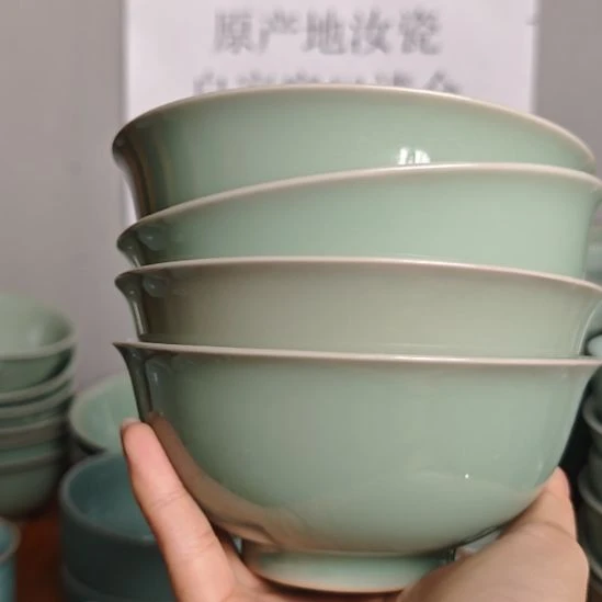 摆件原产地原矿汝瓷