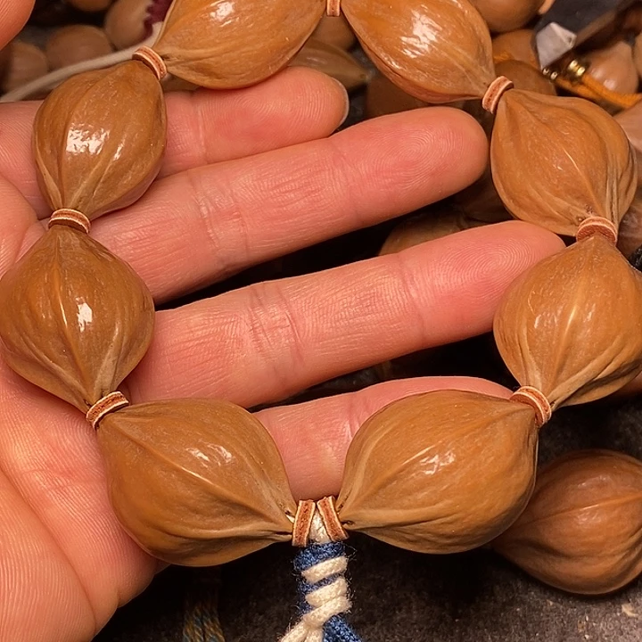 橄榄核手串2.3四花20号