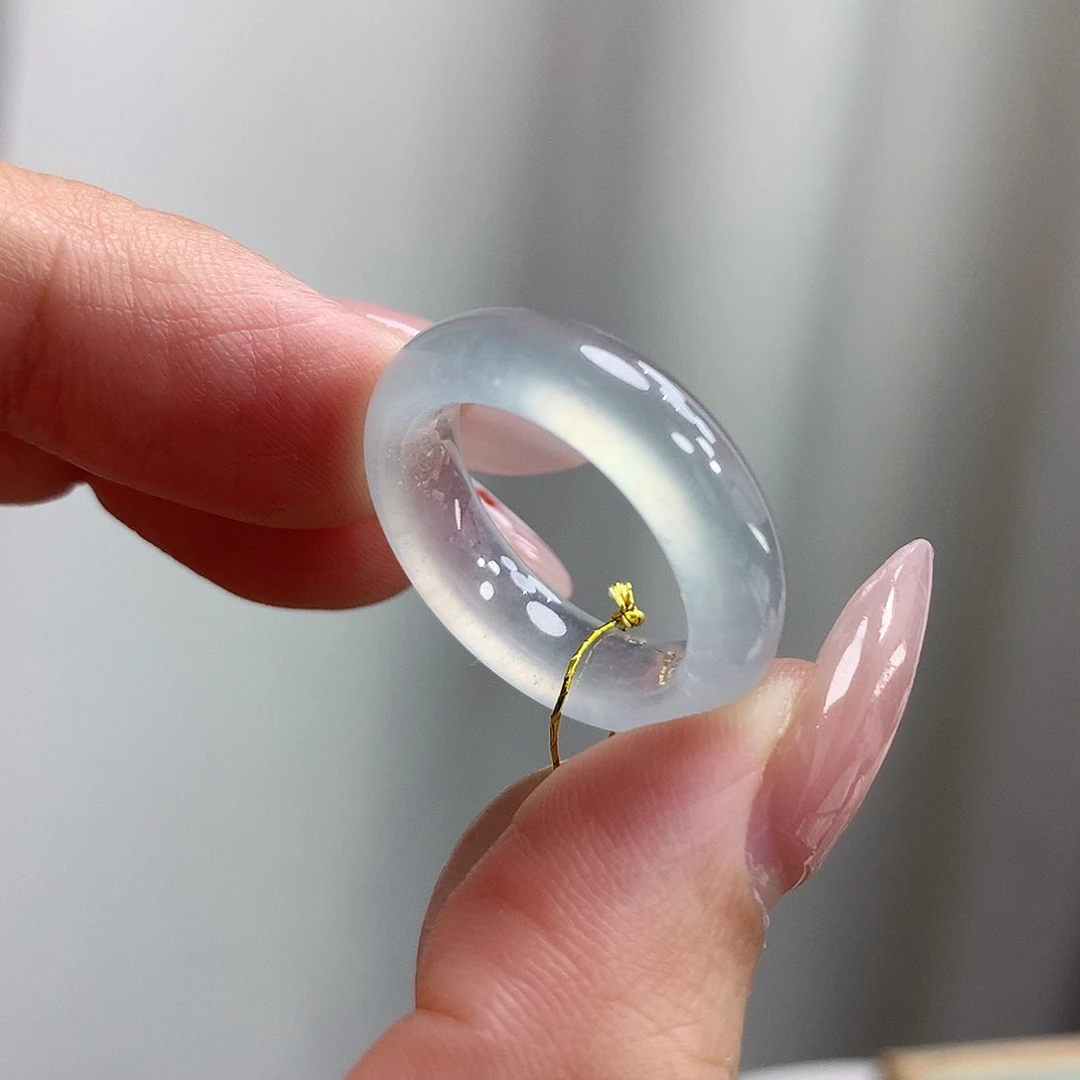 未镶嵌戒指翡翠14圈