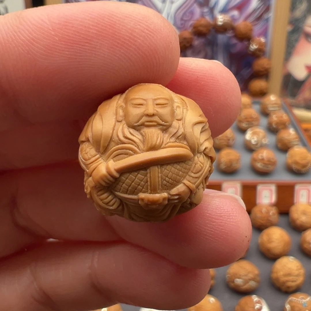 猴头核桃吊坠真武大帝