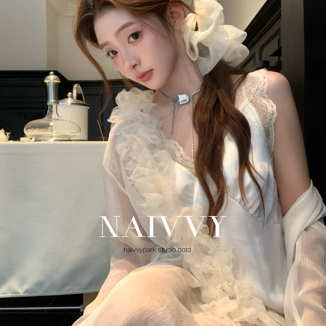 nini专属【天使密语】秋季纯欲百搭小众设计感蕾丝显瘦温柔吊带