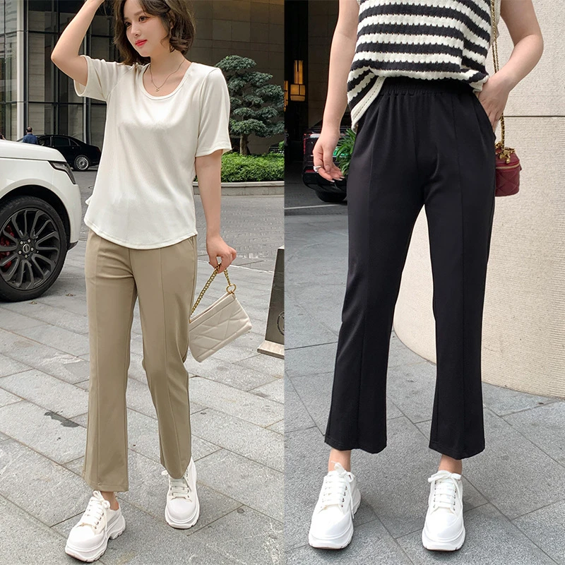 胖MM大码女裤夏季新款女装特大300斤显瘦特肥特大烟管裤K6157