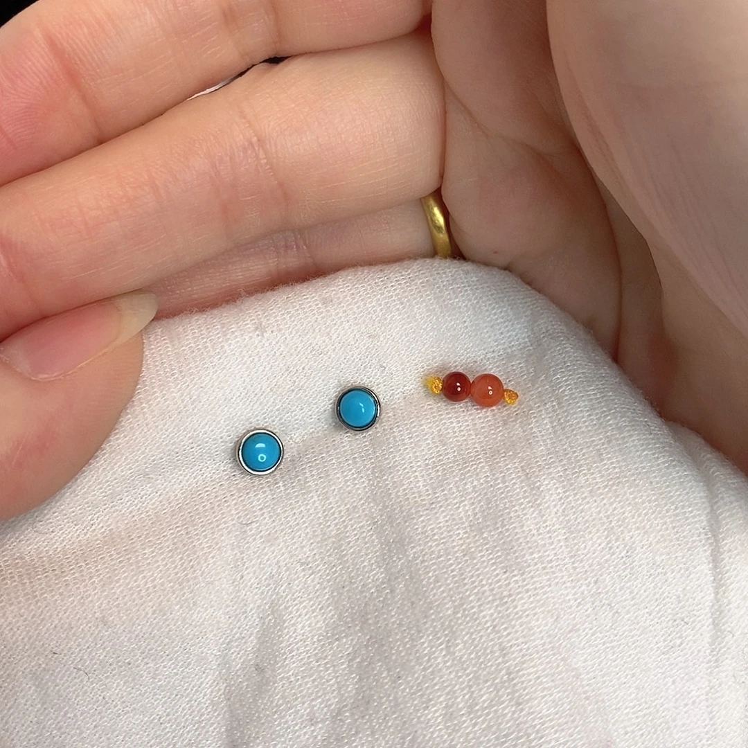 南红玛瑙银S925镶嵌珠宝奇石