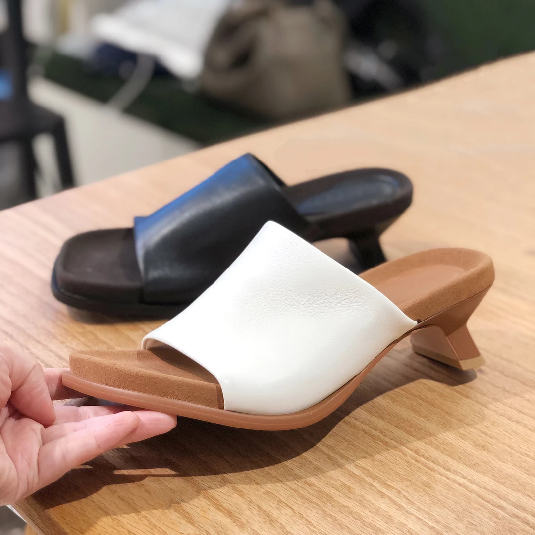 低跟一字拖纯色拖鞋590-910