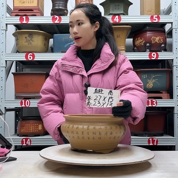 紫砂花盆紫砂花盆