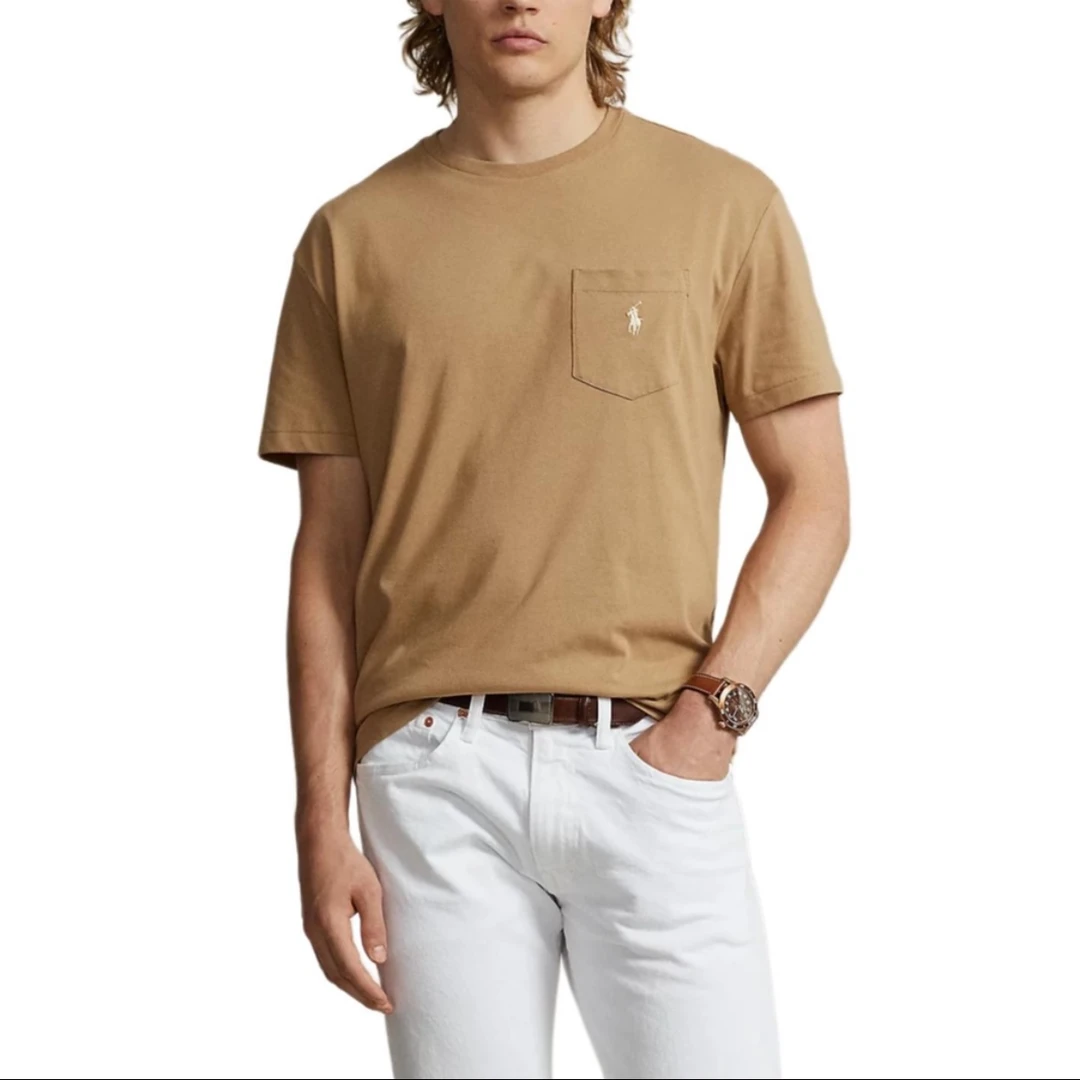 POLO RALPH LAUREN拉夫劳伦短袖口袋款T恤男女同款 710704248205