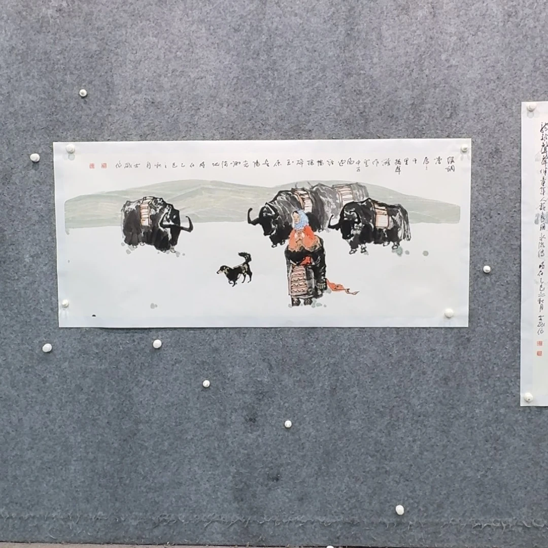 国画国画作品MJS老师