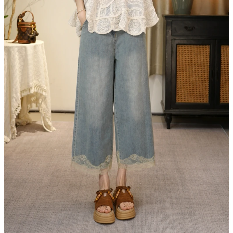 唐乐乐｜25new夏季新款系列气质百搭中高腰牛仔裤 ABF1177