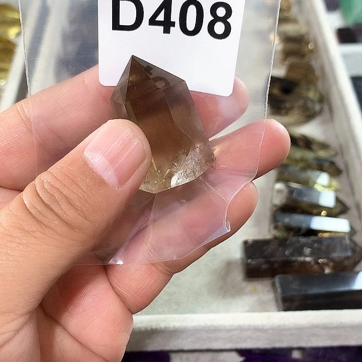 水晶天然水晶柱子D408未镶嵌盼*辰