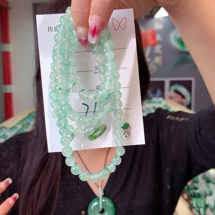 石英质玉手链未镶嵌夜*