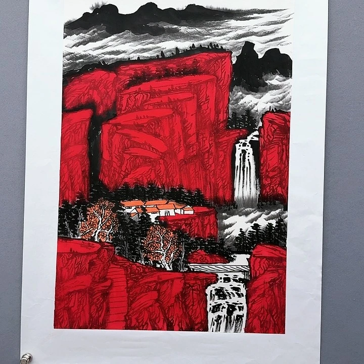 国画书法作品多次参加