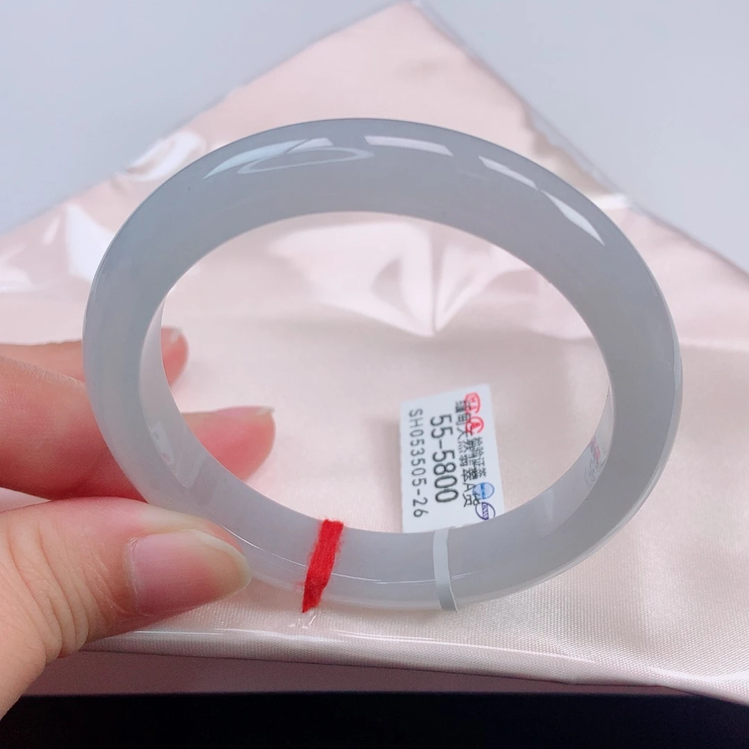 未镶嵌手镯翡翠55正圈