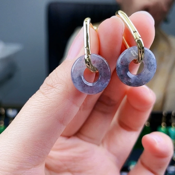 翡翠耳饰未镶嵌饰品