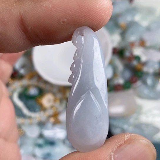 翡翠未镶嵌颈饰天然翡翠